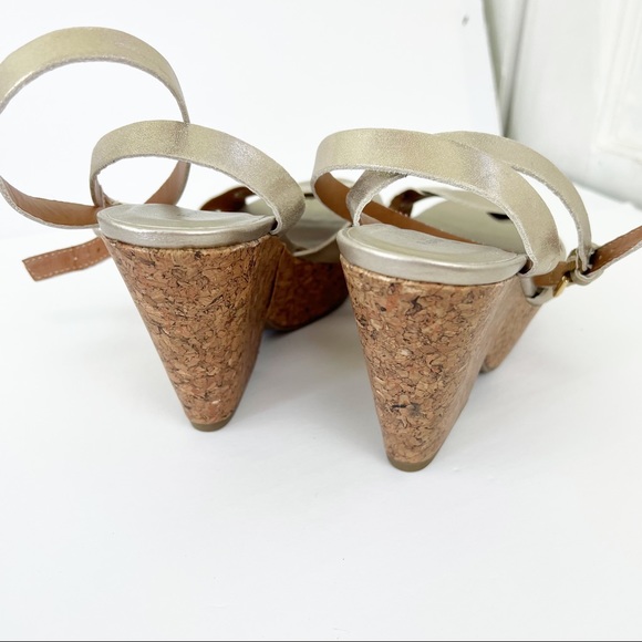 FADED GLORY | Silver Strappy Wedge Espadrilles | 8.5 - Picture 9 of 9